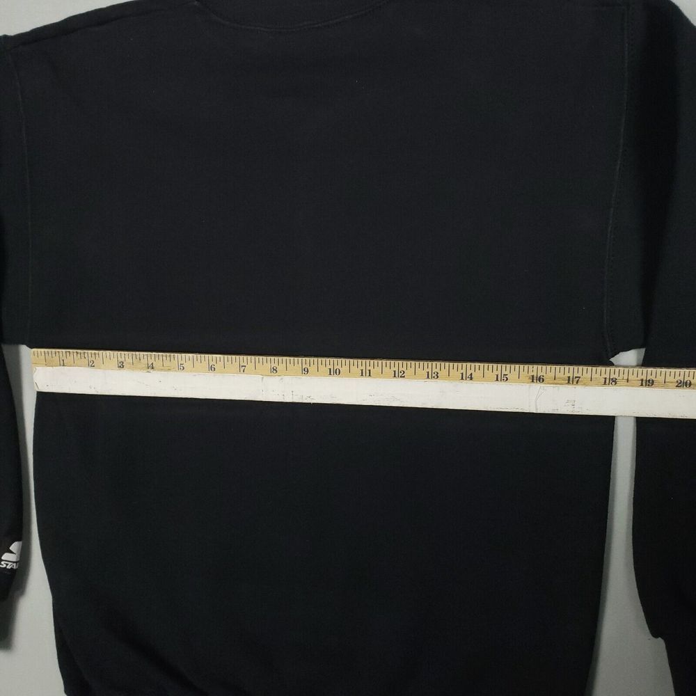 Vtg Starter Philadelphia Flyers Sweatshirt Boy XL Black Embroidered Logo NHL - Picture 8 of 13